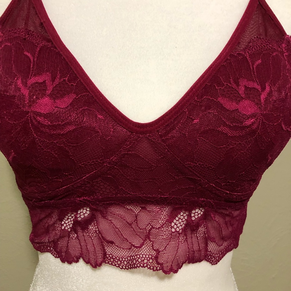 🌹Pure Beauty by Rene Rofe Red Bralette🌹 - Picture 2 of 4